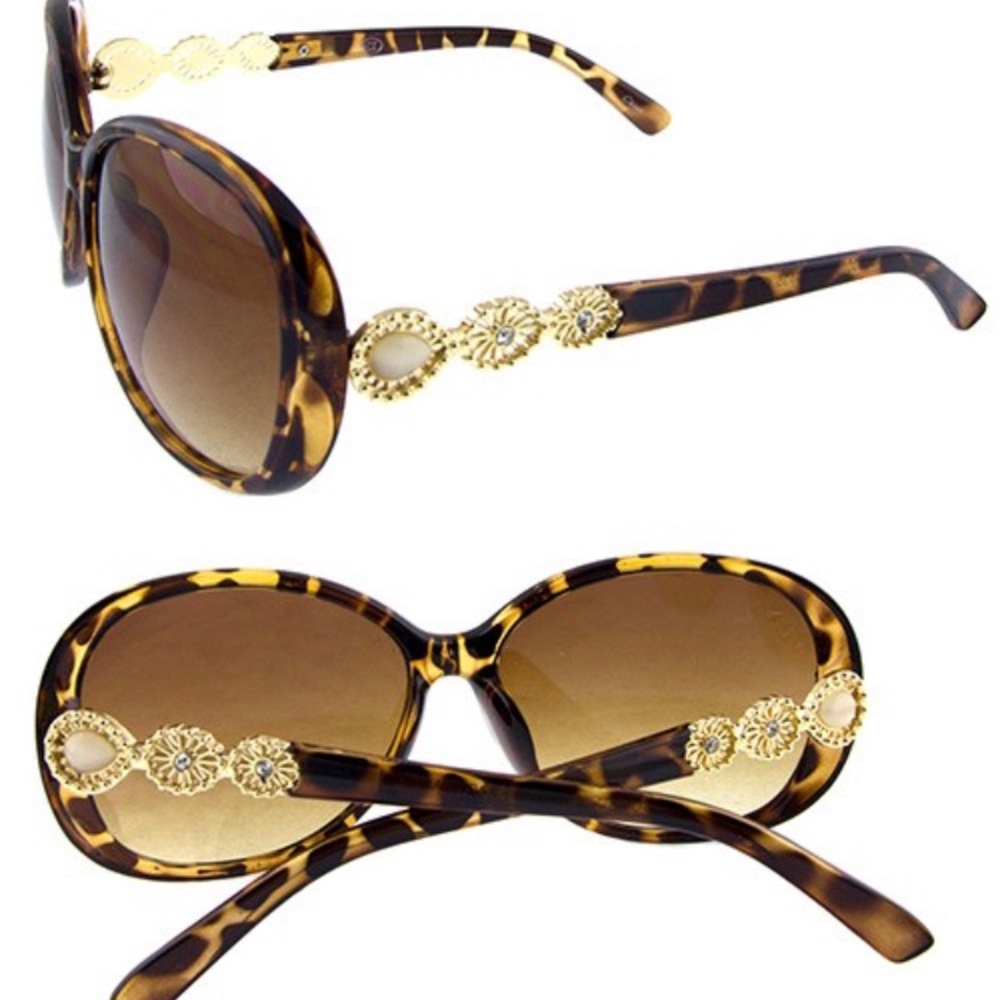 Round Ombre Sunnies - Cheetah